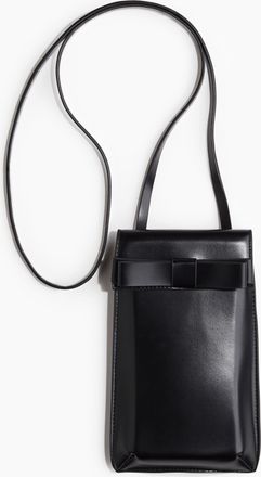 H&M Handytasche mit Zierschleife - Schwarz