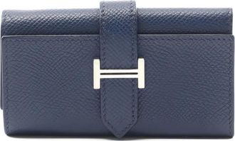 Hermès 2022 Bearn key case - women - Calf Leather - One Size - Blue