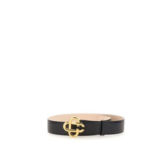 Casablanca Leren Riem - Heren - Riemen - Zwart - 95 CM - Leer - Accessoires