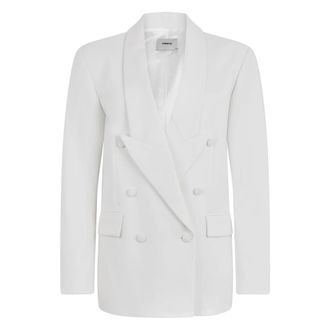 Coperni Blazers, female, White, Size: XS Double-Breasted Tailored Blazer