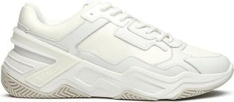 Mallet Footwear Mens Union Trainers - White Textile - Size UK 11