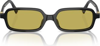 Miu Miu 0mu 11zs Rectangular Sunglasses