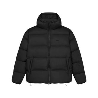 Arte Jassen, Heren, Zwart, M, Nylon, Hooded Puffer