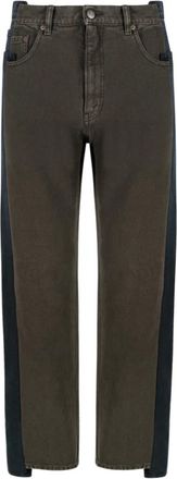 Maison Margiela Rechte Jeans - Heren - Regular Fit Jeans - Bruin - W32 - Katoen - Jeans