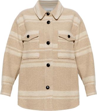 Isabel Marant Camisa Harveli - Jackets - Mujer - Beige - 2XS