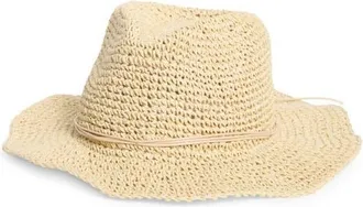 Treasure & Bond Crochet Cowboy Hat in Natural at Nordstrom