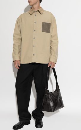 Loewe Jacket With Pocket, Mens, Beige