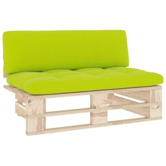 vidaXL Divano Centrale Giardino su Pallet in Legno di Pino Impregnato vidaXL