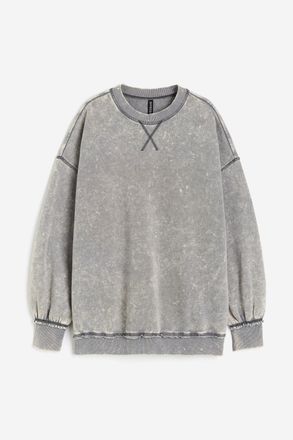 H&M Oversized Sweatshirt - Grau