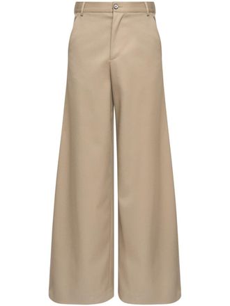 Maison Margiela Pantalon met wijde pijpen - Beige