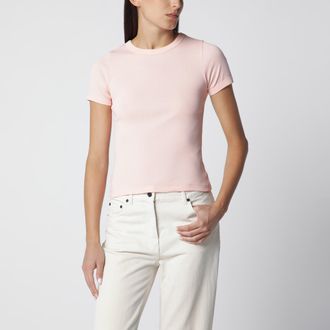 Flore Flore T-shirt Car Tee in cotone biologico rosa