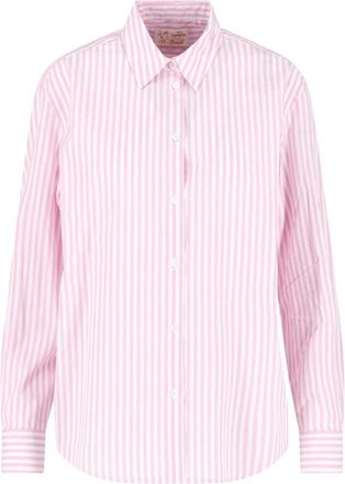 MC2 Saint Barth Meredith Long Sleeve Shirt - Dames - Overhemden - Roze - XS - Katoen - Overhemden