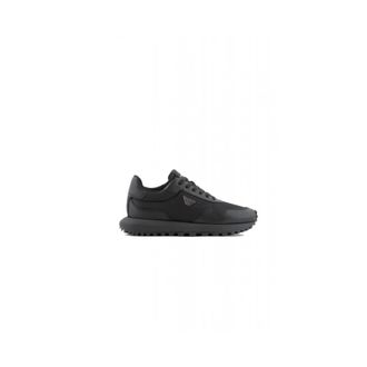 Emporio Armani Schoenen > Sneakers - Heren - Sneakers - Zwart - 43 EU - Schoenen