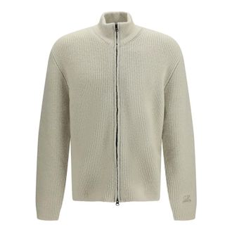 C.P. Company C.p. Company - Vilt Boucl&eacute; Garen Vest - Heren - Truien - Grijs - Maat: L Wol