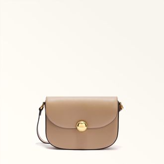 Furla Moonlight Crossbody S Toffee Night Calf Leather Woman
