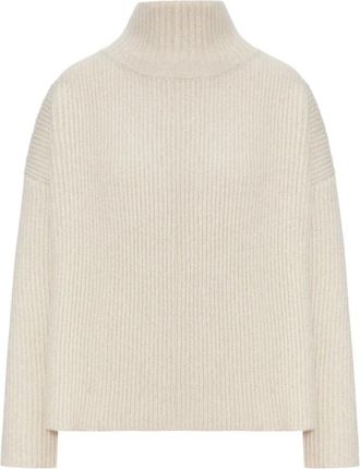 Max Mara Eccelso Sweater - Dames - Coltruien - Beige - S - Wol - Truien & Vesten