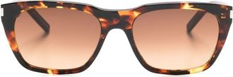 Saint Laurent Eyewear Brown SL 598 Cat-Eye Sunglasses - Unisex - Acetate