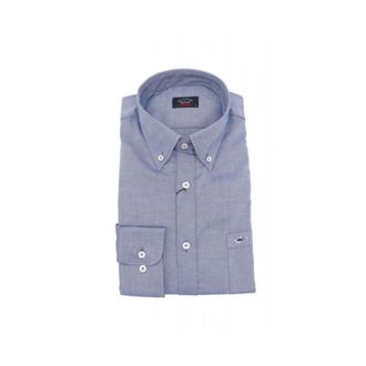 Paul & Shark Heren, Overhemden, Blauw, Maat: 3XL Katoen