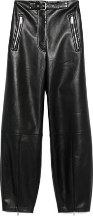 Nanushka Pantaloni con fibbia - Nero