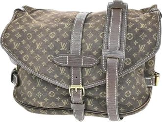 Louis Vuitton Pre-owned Cross Body Bags, female, Brown, Size: ONE SIZE Pre-owned Canvas Cross Body Bag
