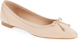 Cole Haan Chlea Pointed Toe Ballet Flat in Porcelain Leather at Nordstrom Rack, Size 10.5