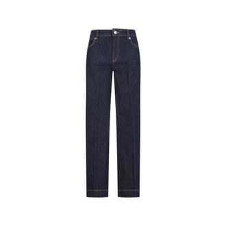 Sportmax Sportmax, Straight Jeans, female, Blue, Size: W28 Record Straight Jeans