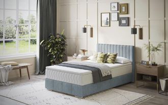 Inosign Boxbett »Thor mit Bettkasten, inkl. Matratze, Topseller« Topper und Zierkissen, in verschiedenen Härtegraden verfügbar