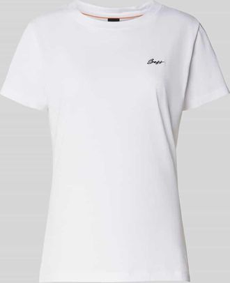 Boss Orange by Hugo Boss BOSS Orange Regular Fit T-Shirt aus reiner Baumwolle in Weiss, Größe L