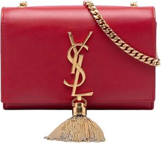 Saint Laurent Pre-owned Kate - Dames - Vintage Schoudertas - Rood - ONE Size - Leer - Vintage
