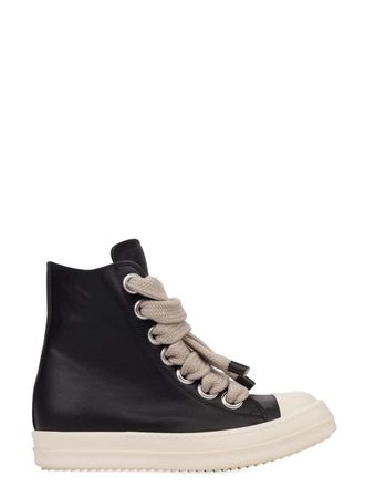 Rick Owens Lederschuhe Jumbolace Sneakers
