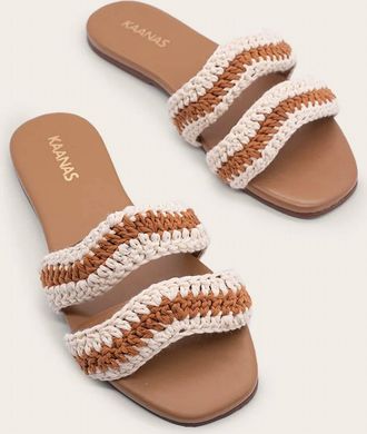 Kaanas Womens Tansy Sandal In Caramel