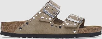 Birkenstock Mules Arizona Rivet Leve Taupe