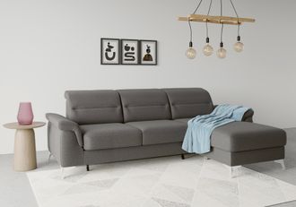 Sit&more Ecksofa &raquo;Sinatra L-Form&laquo; mit Recamiere, optinal mit Kopfteilverstellung und Armteilfunktion