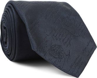 Berluti Blue Silk Tie-Uomo