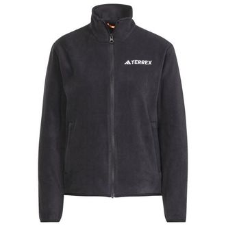 ADIDAS TERREX MT Essentials Full Zip Fleece Jacket Fleecejacke f&uuml;r Damen | grau