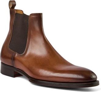 Bruno Magli Emiliano Chelsea Boot in Cognac Calf at Nordstrom, Size 10.5