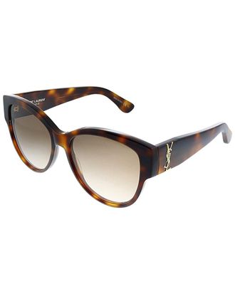 Saint Laurent Womens Cat-Eye 55Mm Sunglasses