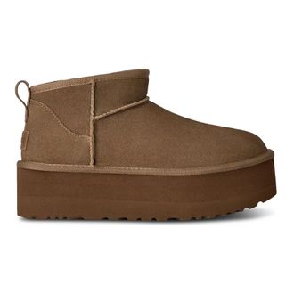 UGG Classic Ultra Mini Platform - Dames - Schoenen - Bruin - Maat: 38 EU Wol