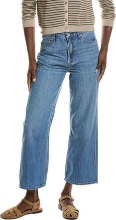 Rag & Bone Rag & Bone Lori High-Rise Woburn Wide Leg Crop Jean