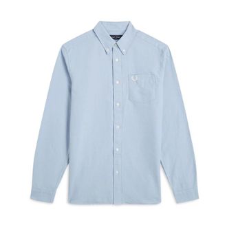 Fred Perry Casual Shirts - Heren - Casual Overhemden - Blauw - M - Overhemden