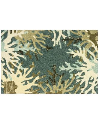 The Rug Market Coral Border 30X48in Doormat