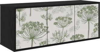 vidaXL Mueble De Tv Montado En La Pared Gotha 102 X 33 X 40 Cm Vidaxl