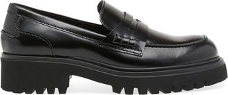 Guglielmo Rotta Wick Loafers - Dames - Loafers - Zwart - 38 EU - Leer - Schoenen