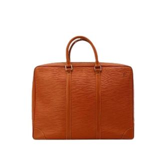 Louis Vuitton Pre-owned Handbags, female, Brown, Size: ONE SIZE Pre-owned Porte-Documents Voyage