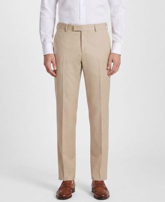Ferragamo Pantaloni sartoriali slim fit in gabardine di cotone