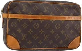 Louis Vuitton Pre-owned Clutch - Dames - Vintage Clutch - Bruin - ONE Size - Vintage