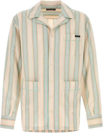 Dolce & Gabbana Camicia - Heren - Casual Overhemden - Beige - M - Overhemden