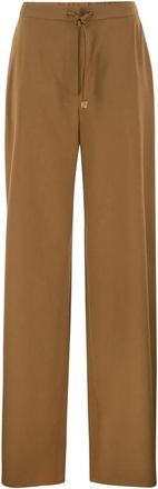 Max Mara Drawstring Wide-leg Trousers