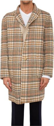 Etro Reversible Beige Jas - Heren - Mantel - Beige - L - Wol - Jassen