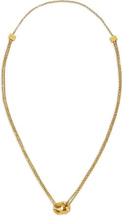 Versace Halsketting met Grieks patroon - Goud